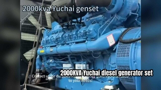 Generatore diesel di tipo aperto Yuchai 2000KVA ad alte prestazioni | Produttore di fonte di alimentazione primaria affidabile da 1600 kW