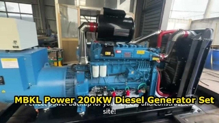 Gruppo elettrogeno diesel da 200 kW – Potenza MBKL
