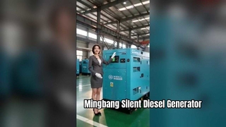 Gruppi elettrogeni diesel silenziosi Mingbang: funzionamento ad alta potenza e ultra silenzioso