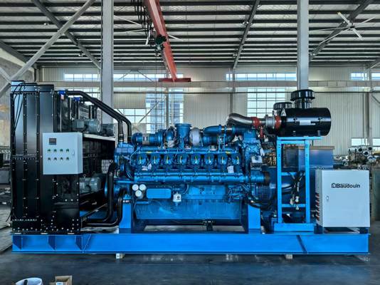 Gruppo elettrogeno diesel Weichai GAS Engine 16M33D1280NG10  Open/Silent 1000KW/1250KVA Soluzione di alimentazione
