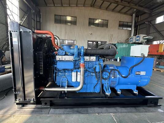 Generatore diesel di tipo aperto da 500 kW a 625 KVA con motore Yuchai e uscita da 230 V/400 V