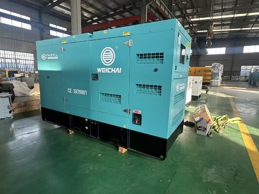 Set generatore diesel silenzioso Weichai ad alte prestazioni da 112KW (140KVA), ideale per applicazioni in aree sensibili al rumore