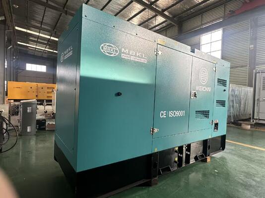 112KW Weichai Silent Diesel Generating Set (140KVA) - Perfetto per la costruzione, fabbrica e ospedale