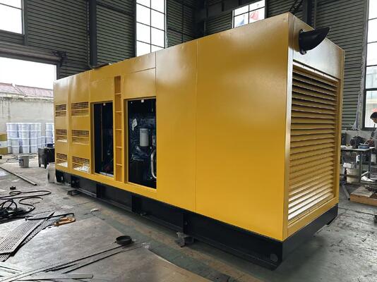 Un buon prezzo. Generatore diesel silenzioso da 500 kVA per il commercio e l'industria in linea