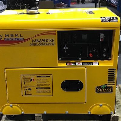 Utilizzo domestico 8KW 14,4KVA set di generatore diesel raffreddato ad aria con motore Yangdong